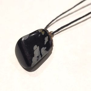 Black Agate pendant new